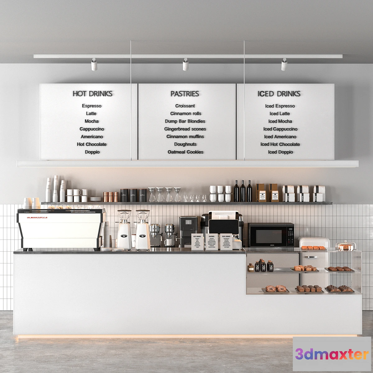 1332080 - White_Cafe 3D Max