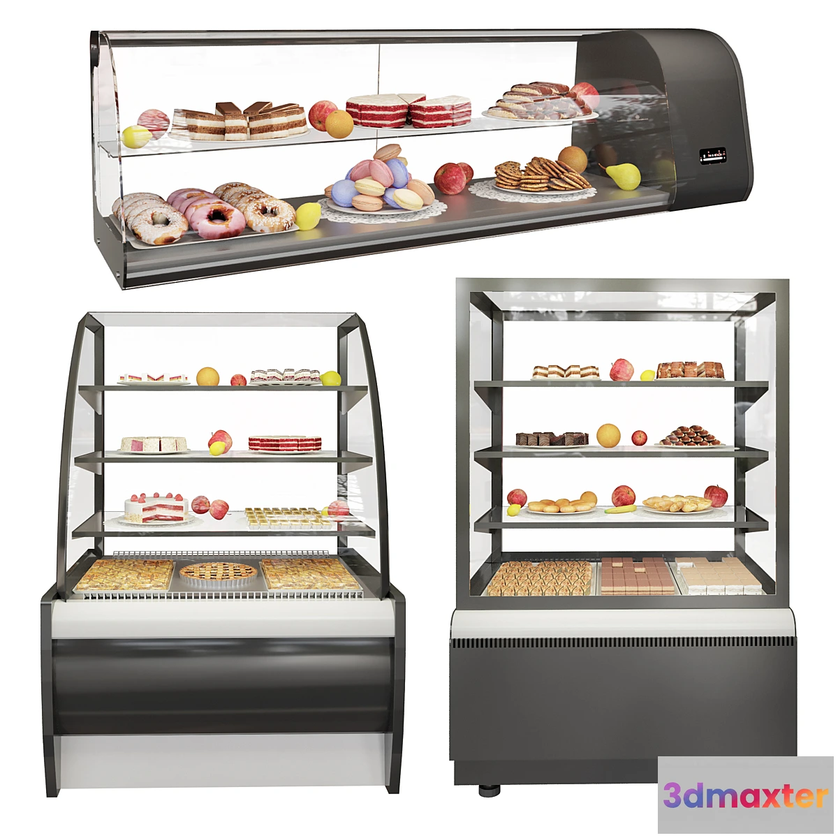 1334172 - Refrigerated display cases Carboma 3D Max