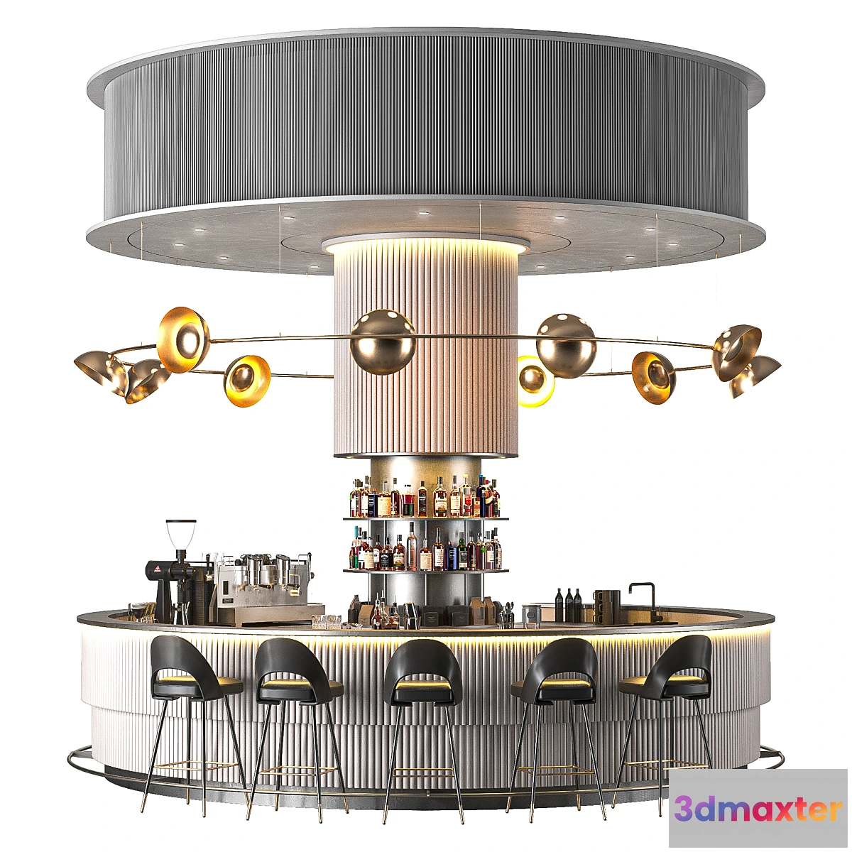 1341403 - white bar - No.2 3D Max