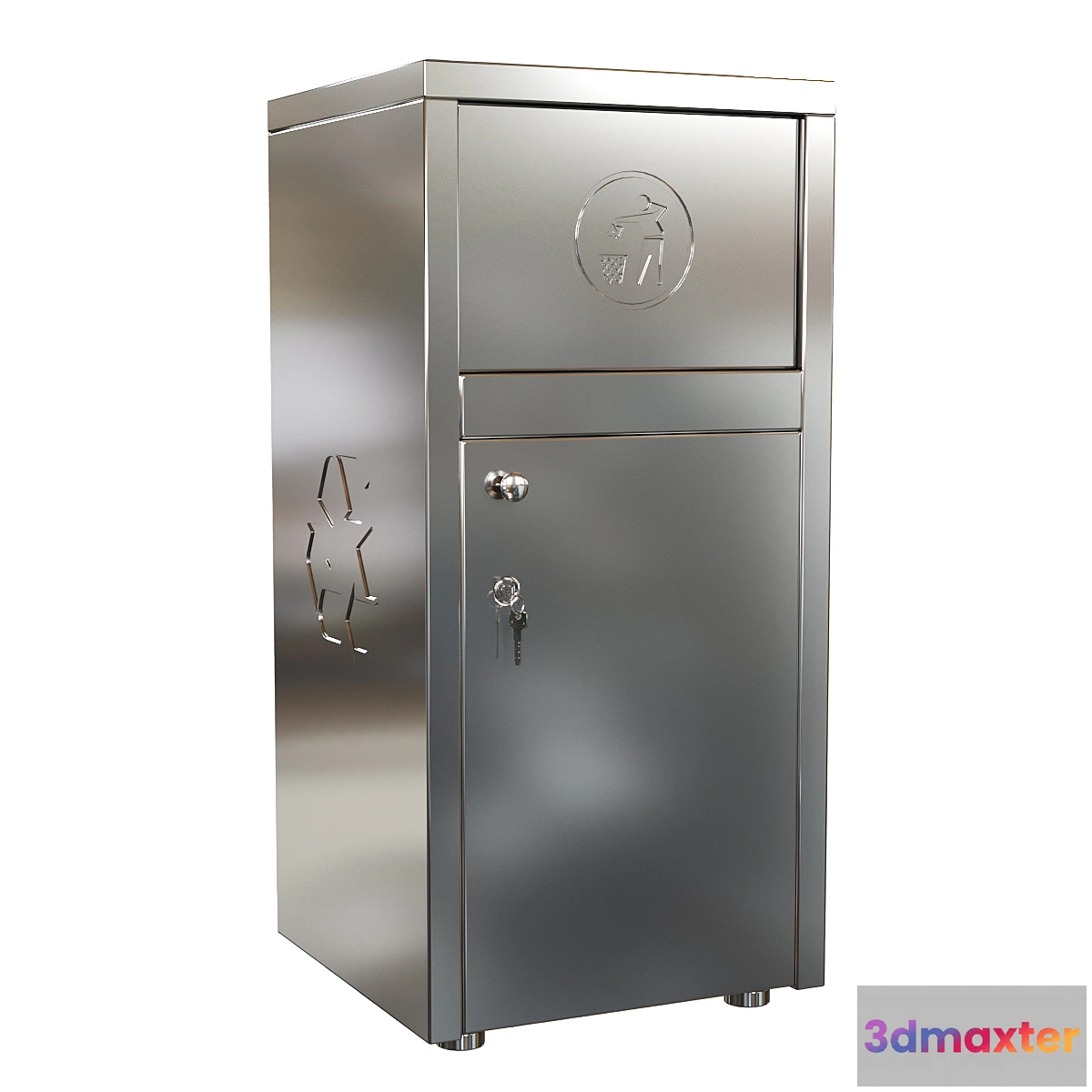 1346800 - Trash Bin 3D Max