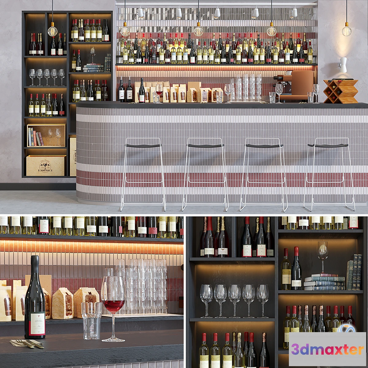 1353767 - Cafe wine and wine - No.2 3D Max