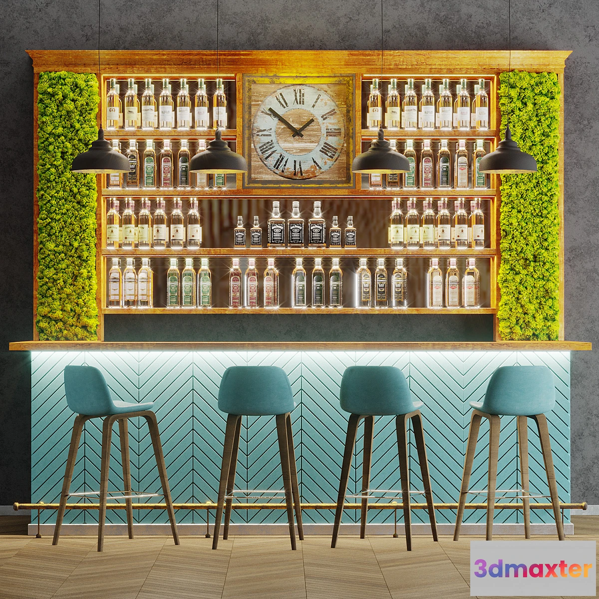 1355763 - Bar Stool Eco Loft 3D Max