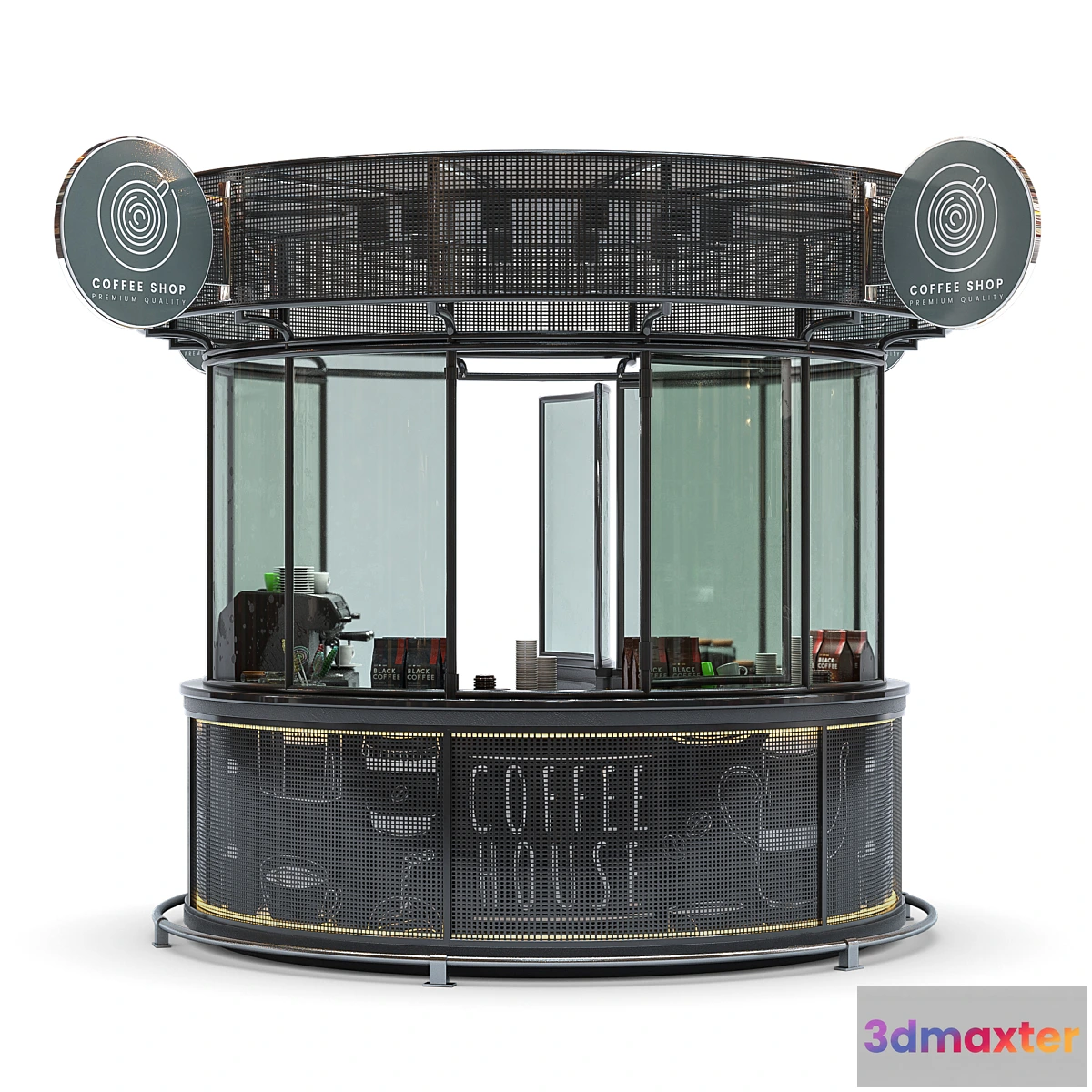 1398262 - Coffee Shop 3D Max