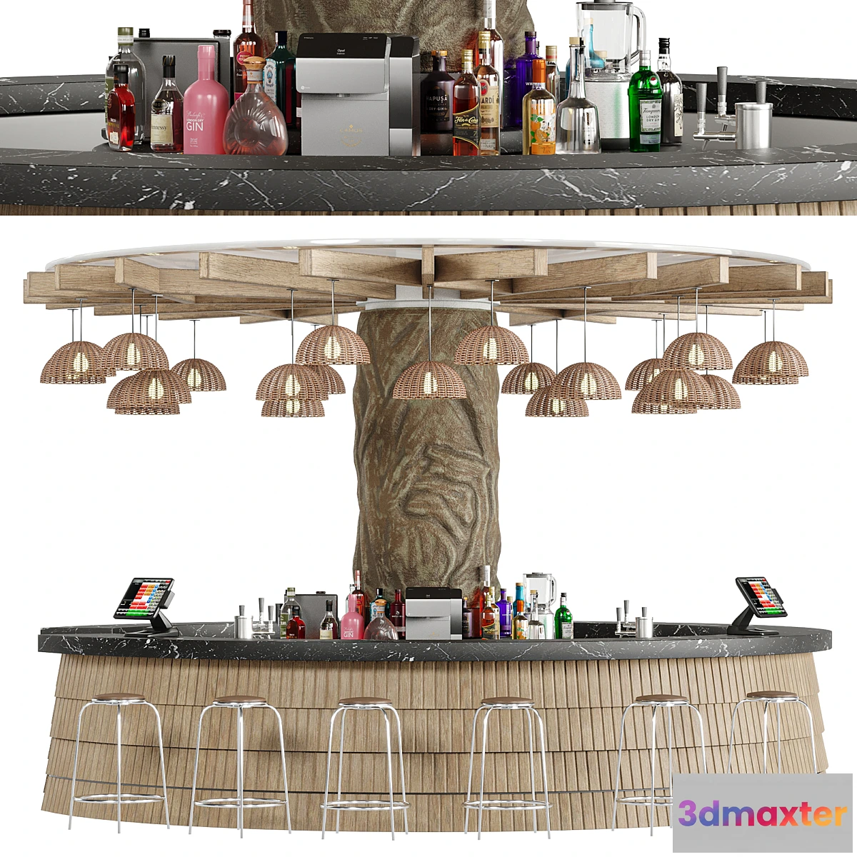 1400198 - Bar 16 Exterior Bar 3D Max