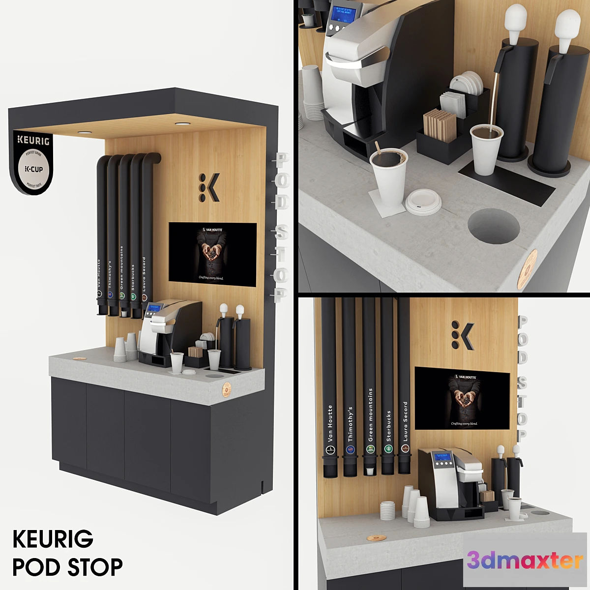 1405030 - Keurig Pod Stop 1 3D Max