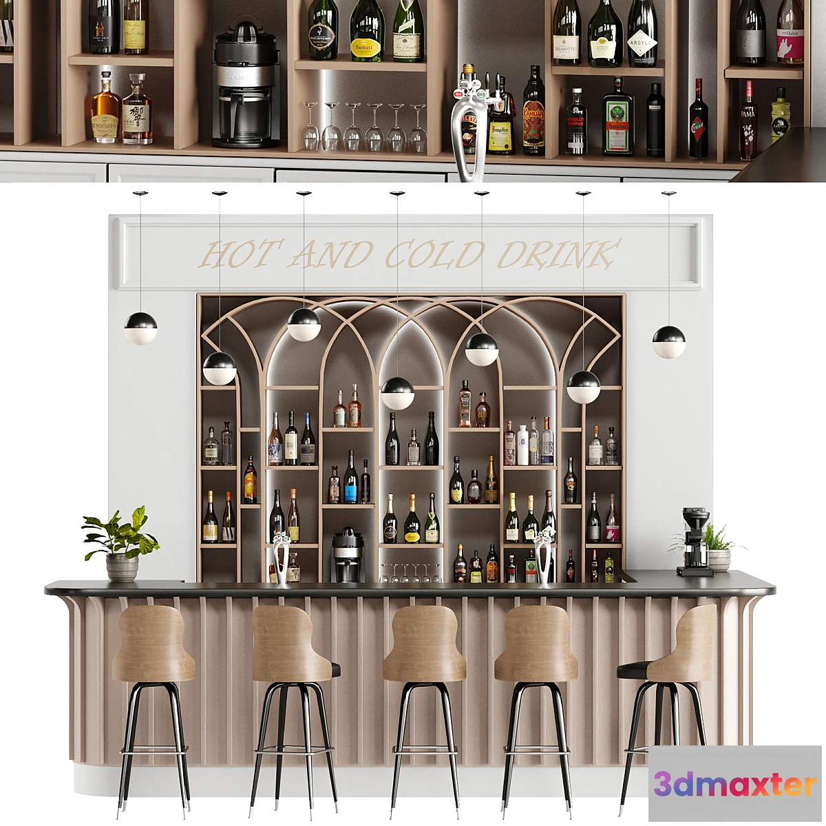 1406212 - Bar 19 Hotel bar 3D Max