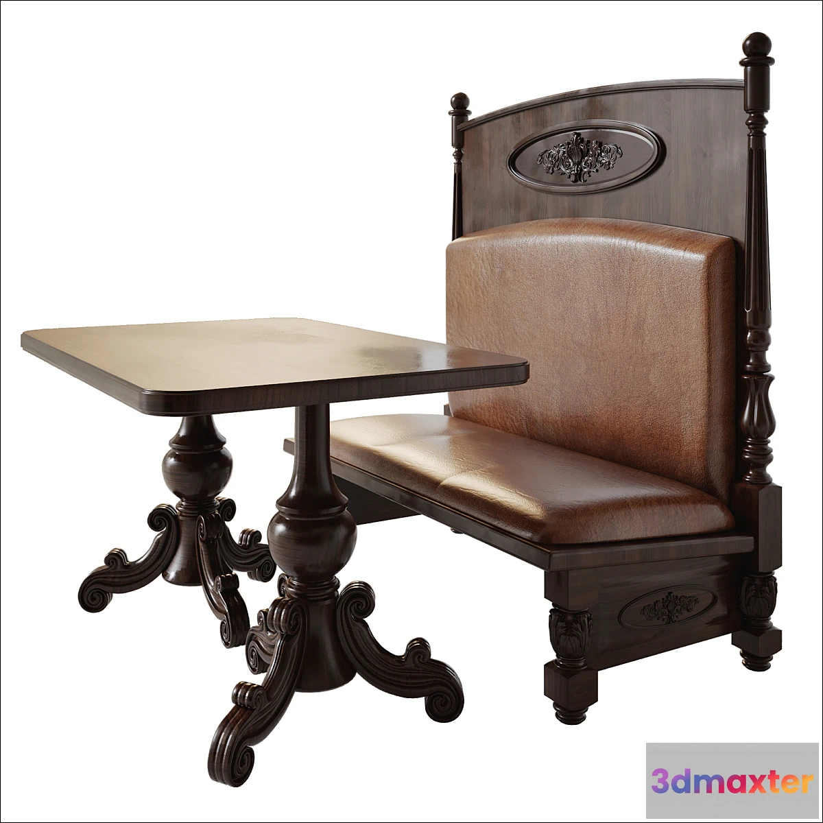 1409414 - Furniture for a restaurant with thread elements 3D Max