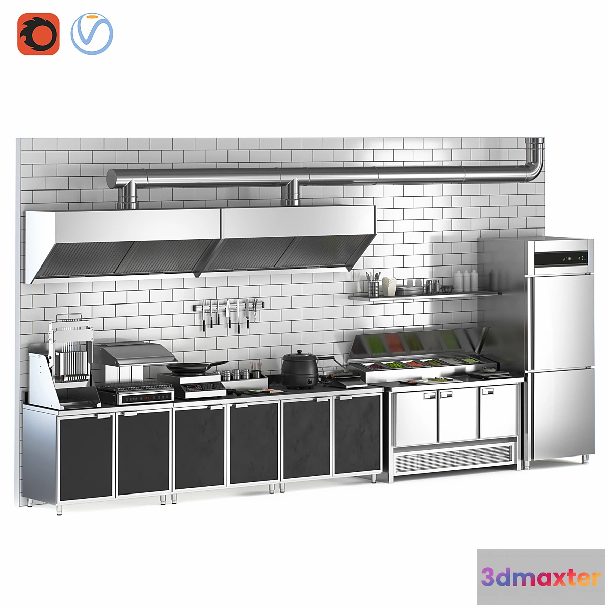 1423790 - Foodcourt Sushi 3D Max