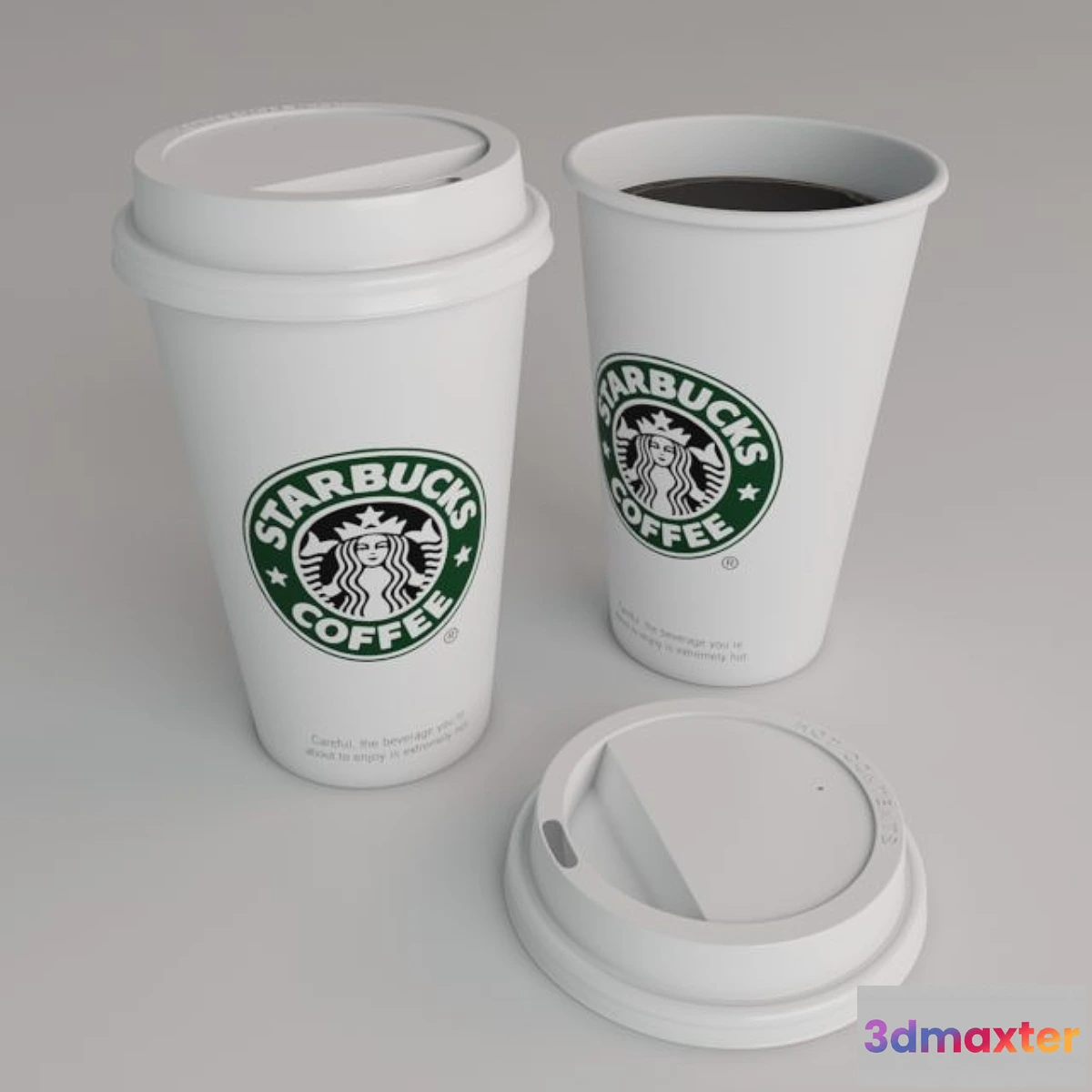 1426694 - Starbucks Cups 3D Max
