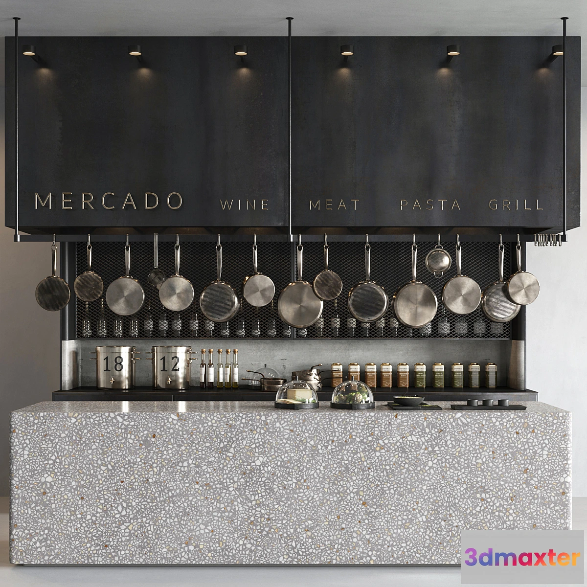 1432702 - Mercado Restaurant 3D Max