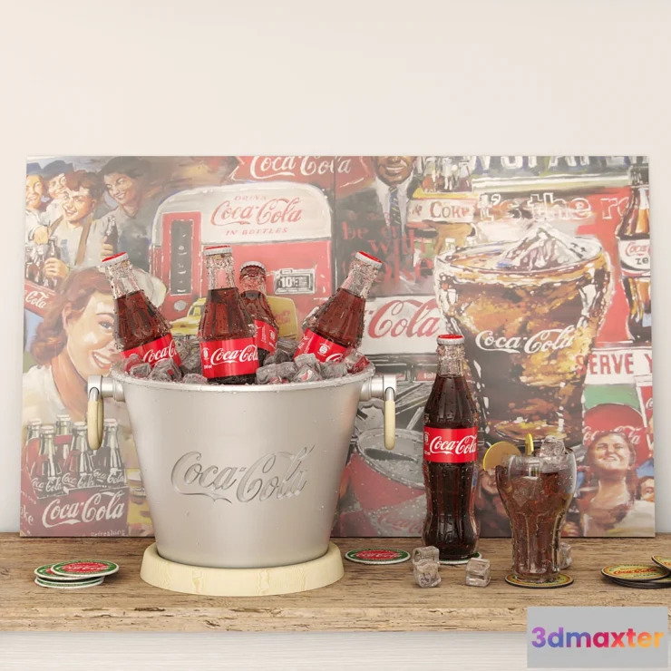 1437310 - Coca cola 3D Max