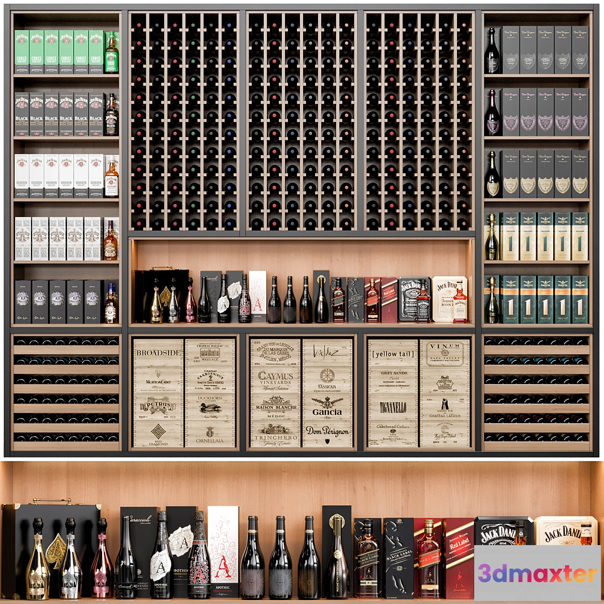 1443448 - wine cellar 08 3D Max