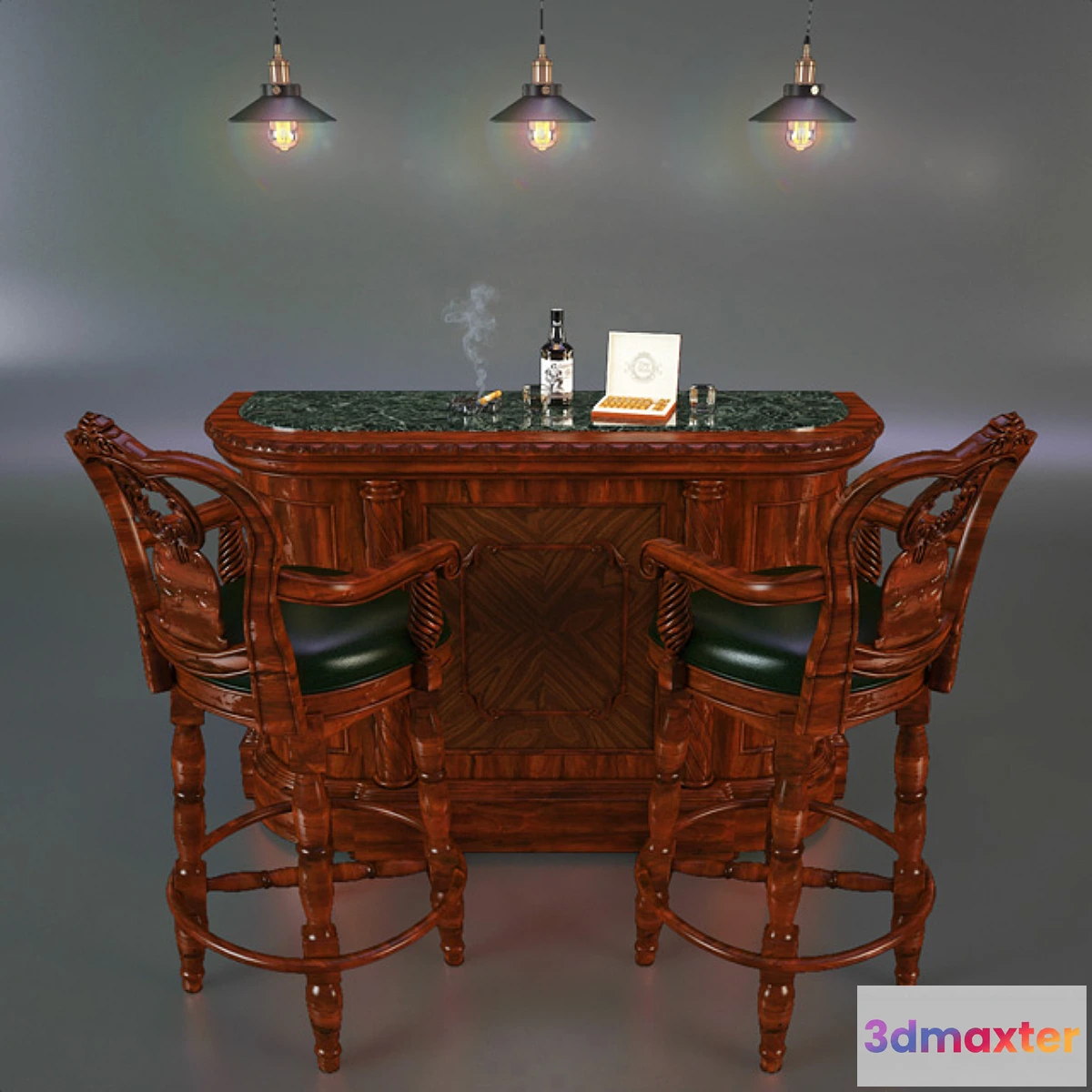 1466514 - Mini bar 3D Max