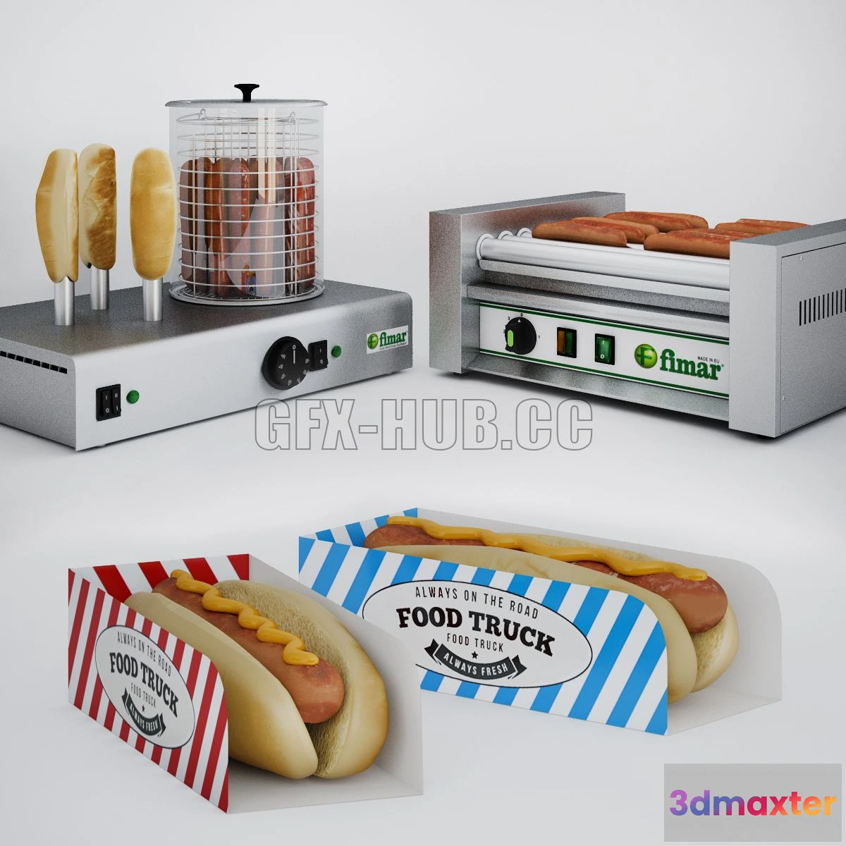 1541395 - Equipment for hot dogs Fimar 3D Max