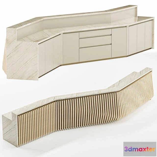 1544261 - Parametric bar counter 3D Max