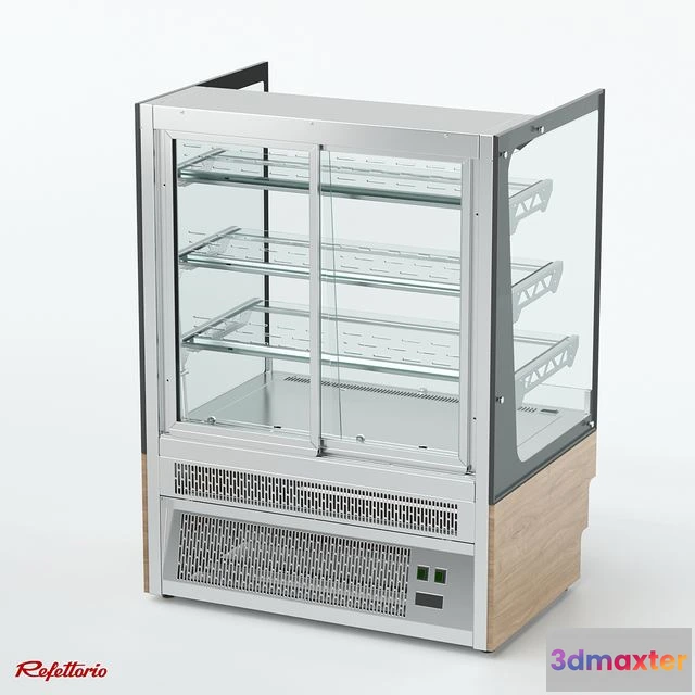 1544525 - Refrigerated confectionery showcase with perforated rear wall (RKC2 AO series) 3D Max