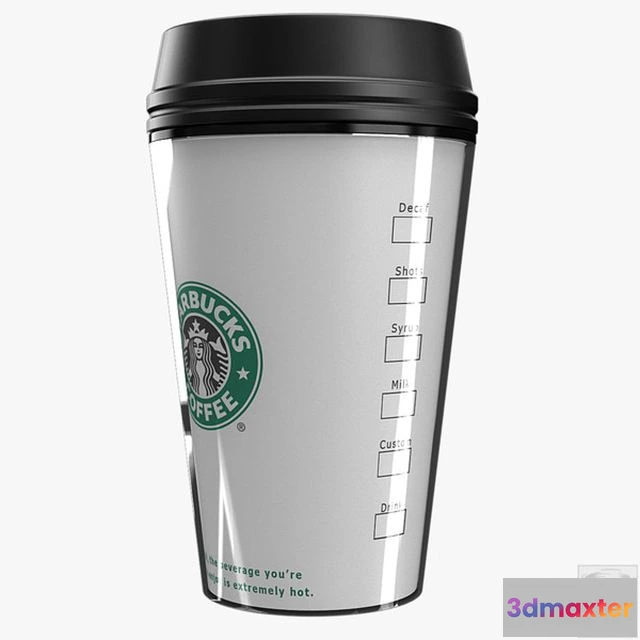 1544741 - Starbucks Cup 3D Max