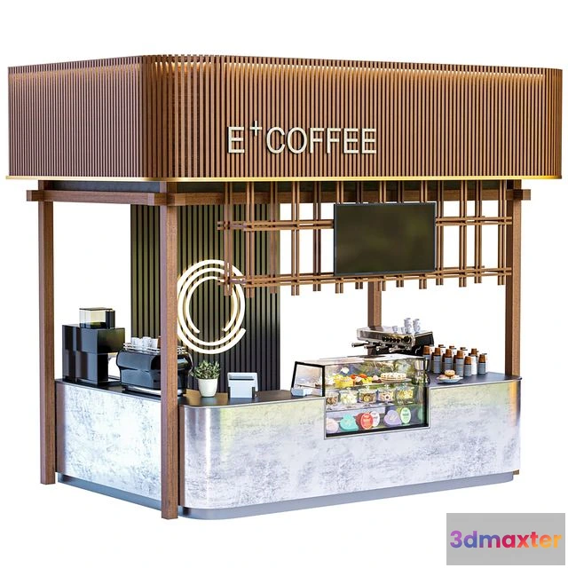 1550907 - Coffee point in the mall 3D Max