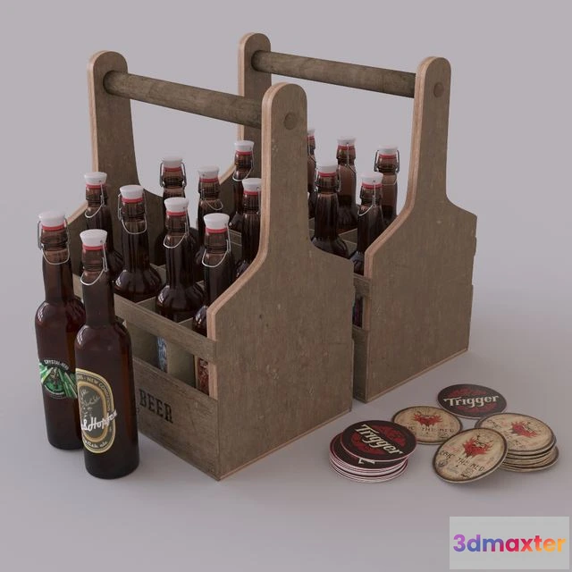 1550993 - Craft beer set 3D Max