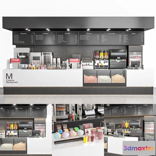 1555323 - Cinema Restaurant 3D Max