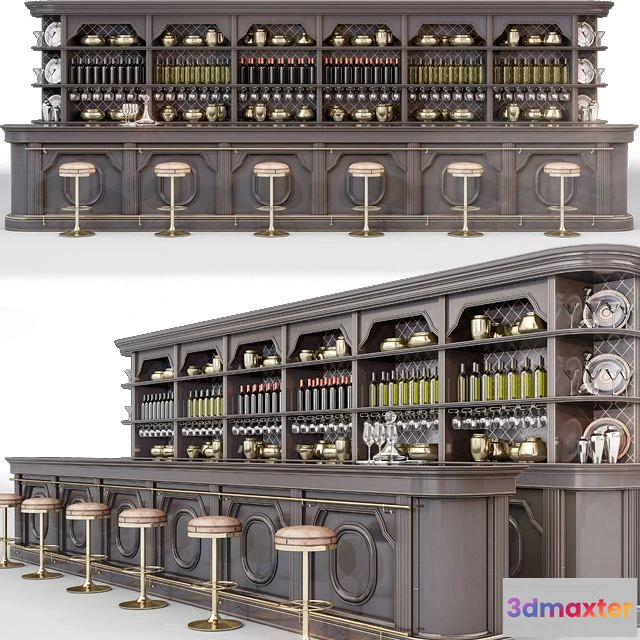 1563912 - BAR BAR RECEPTION DESK 3D Max