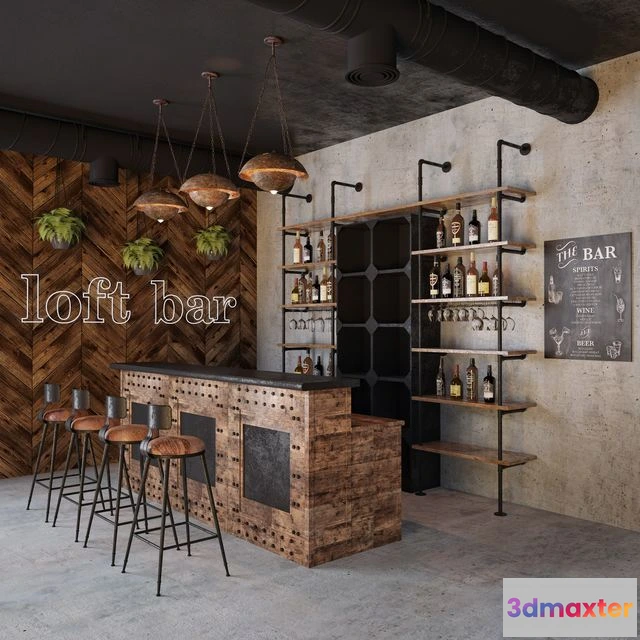 1565958 - Loft Bar Collection 6 3D Max