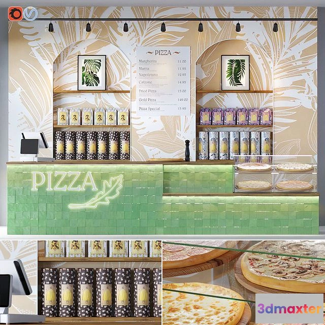 1567572 - Small cafe of Italian cuisine 3D Max