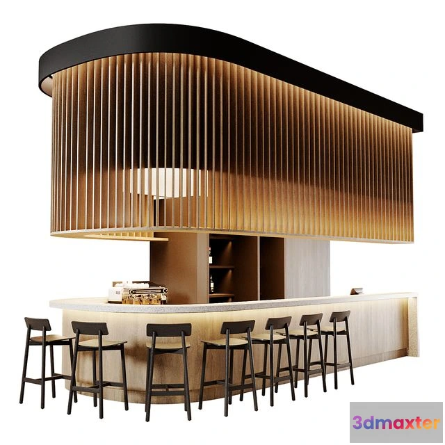 1569200 - Bar counter 3 3D Max