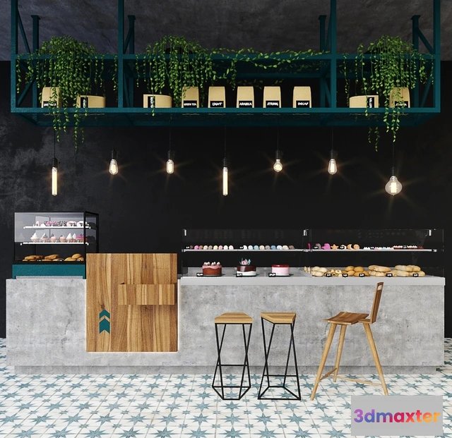 1666558 - other-models - Bar counter 10 3D Max