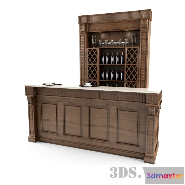 1666620 - other-models - Bar counter 3D Max