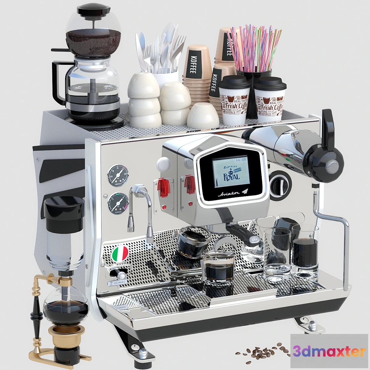 563657 - Aviator Royal 1GR Coffee Machine