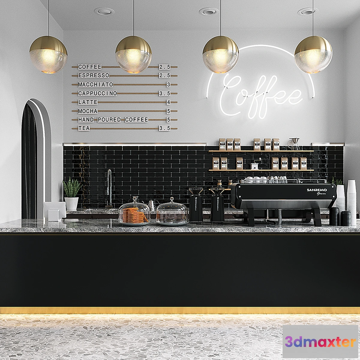 569456 - COFFEE SHOP (vray GGX corona PBR)