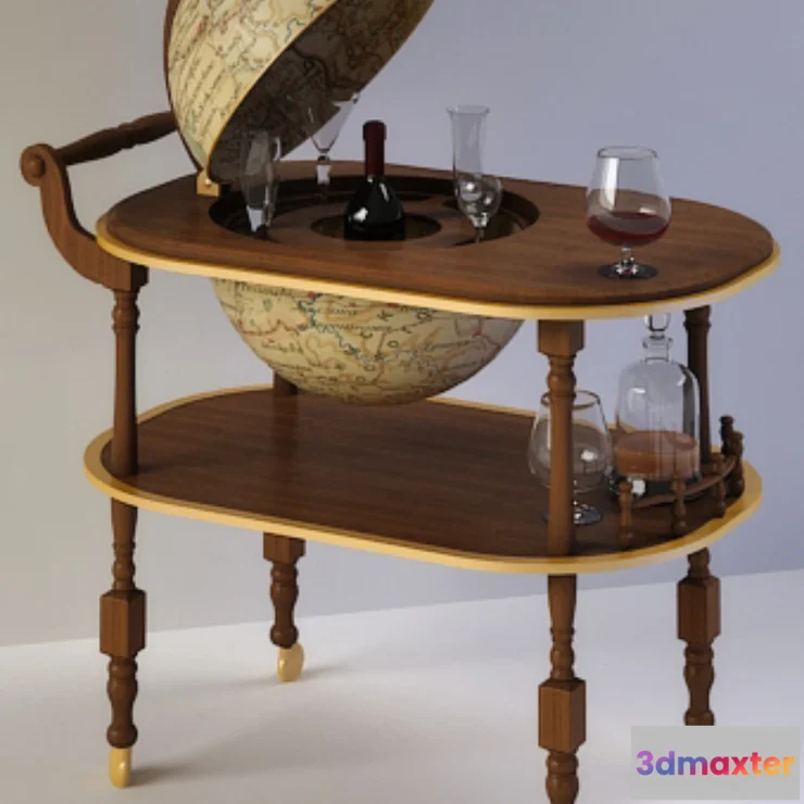 619773 - bar table-globe