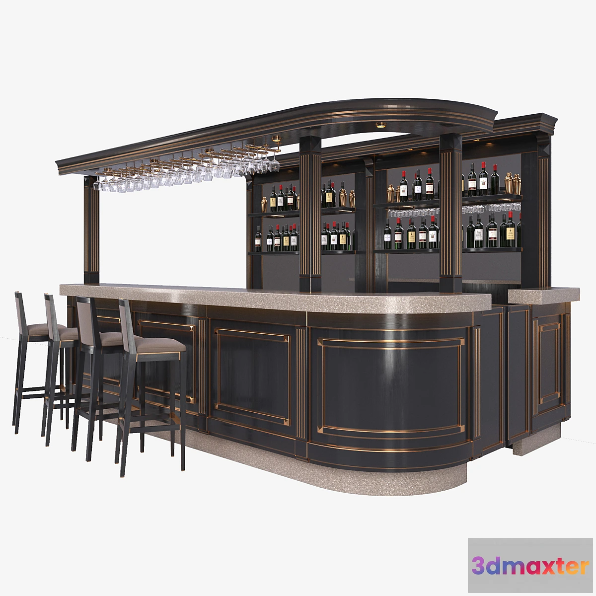 674391 - The bar counter.