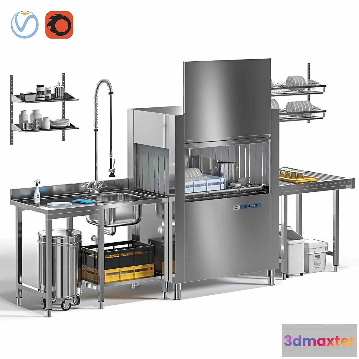 723668 - Conveyor dishwasher APACH ARC 100 - No.2