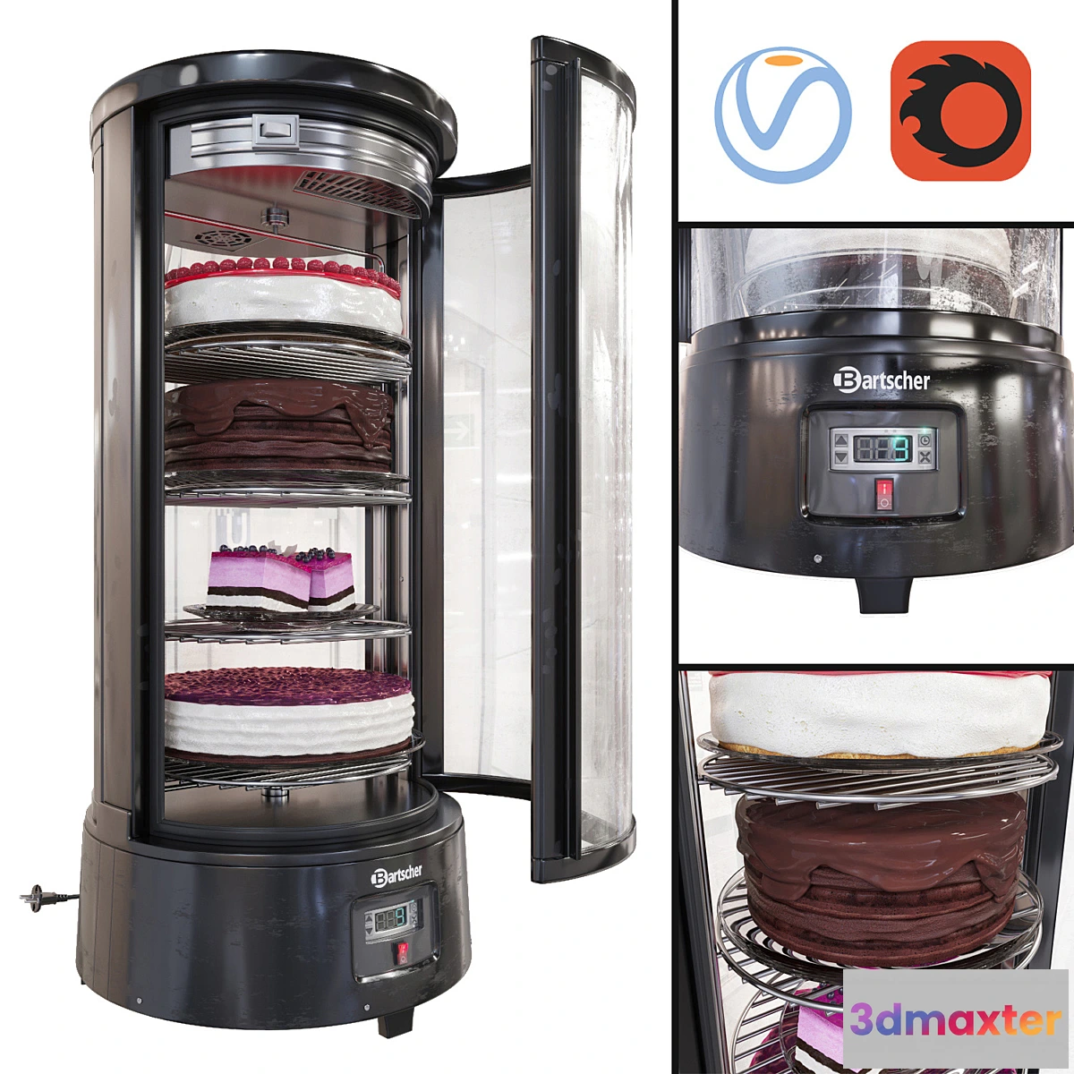 723812 - Refrigerated showcase Bartscher - No.2