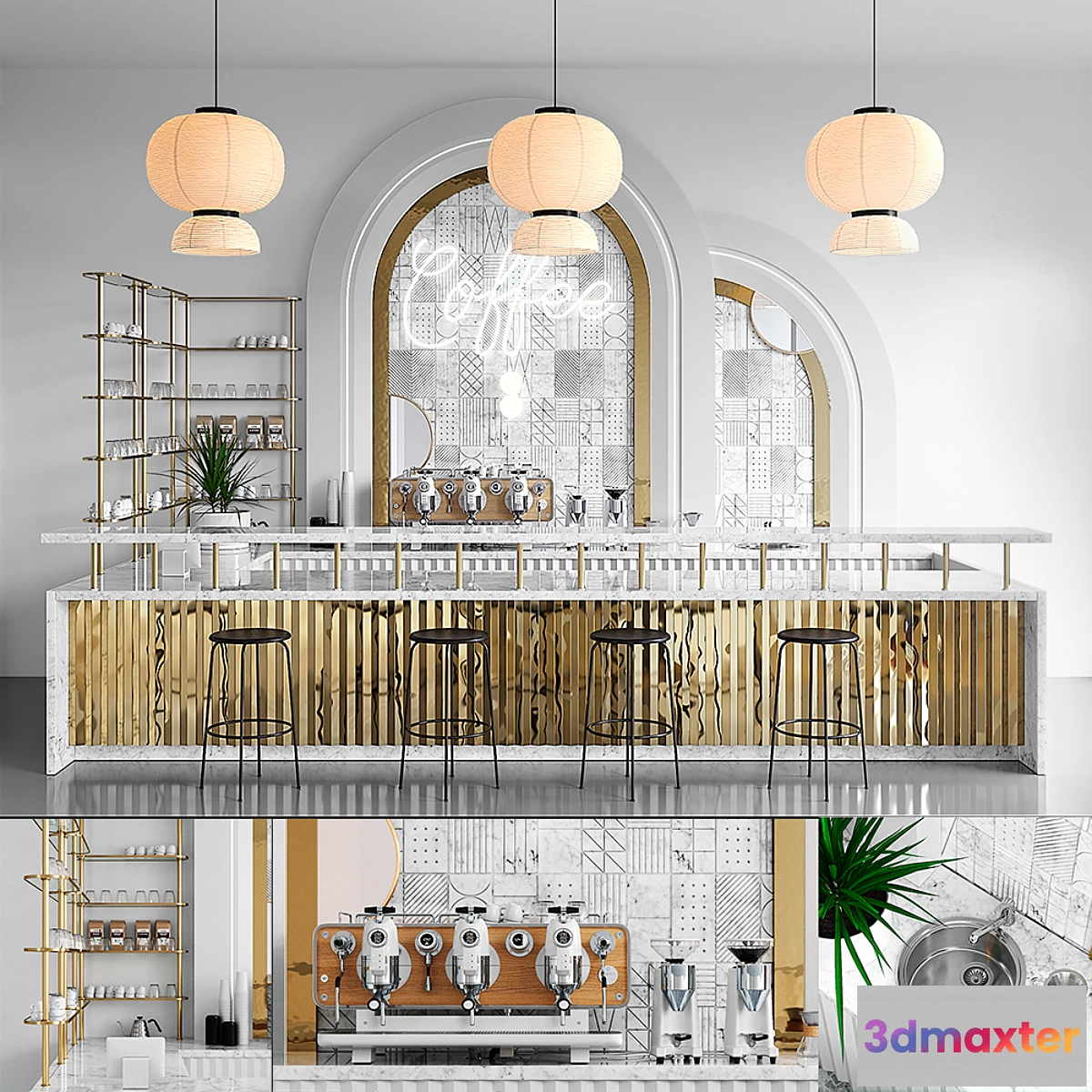 729038 - COFFEE SHOP 2 (vray GGX corona PBR) - No.3