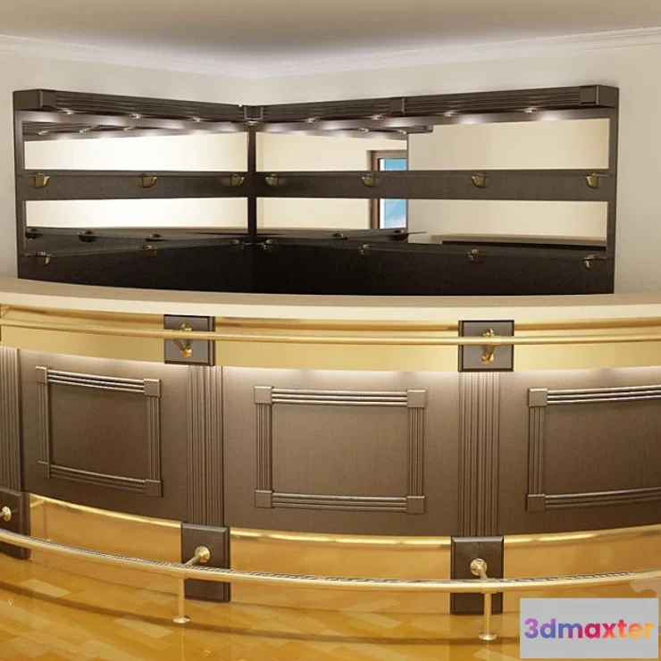 804078 - Bar counter with pristennym module