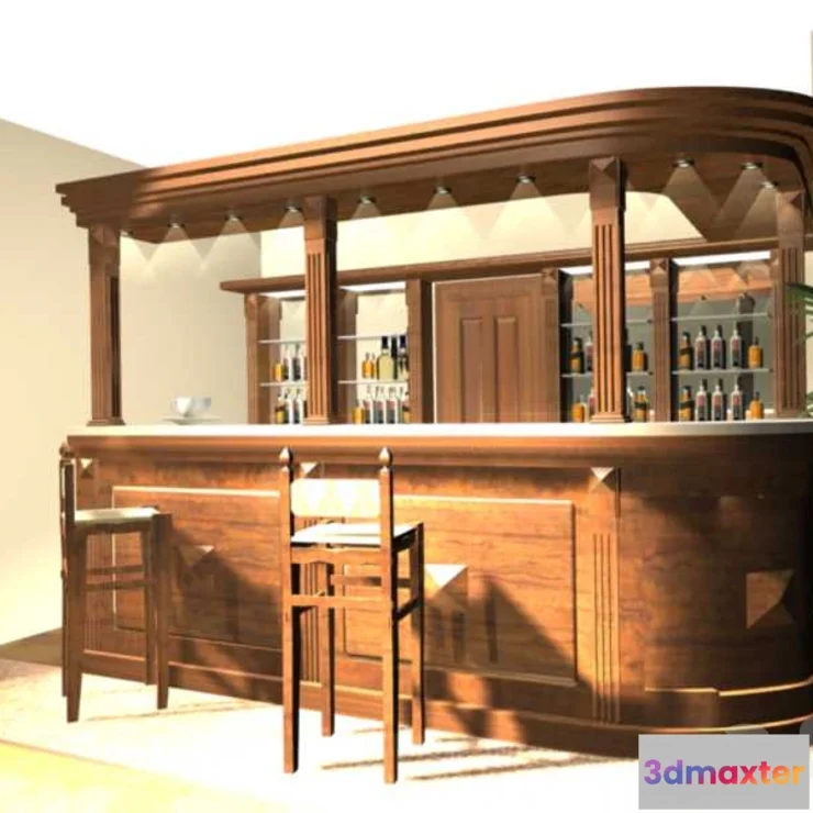 804086 - bar counter in the classical style
