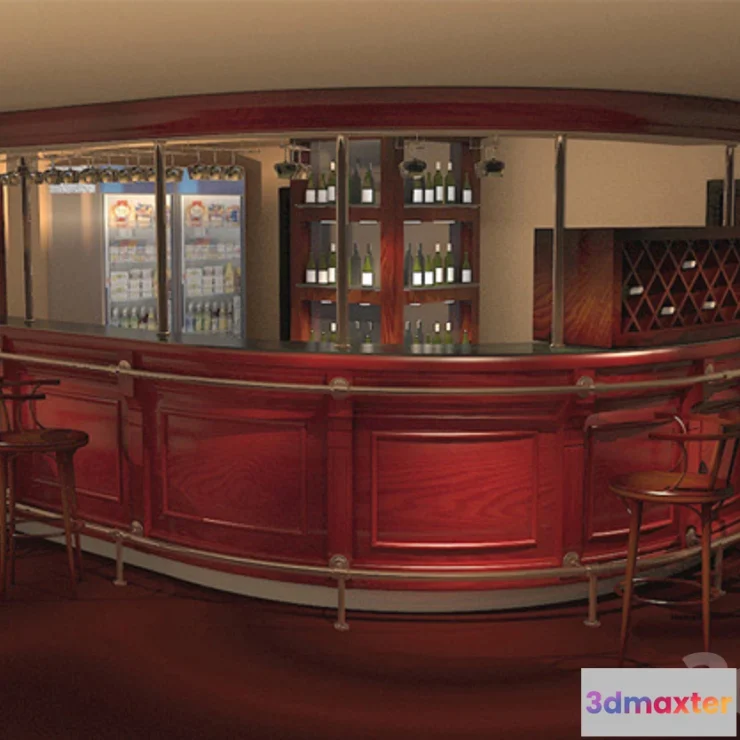 804094 - bar rack wine rack confectionery showcase.