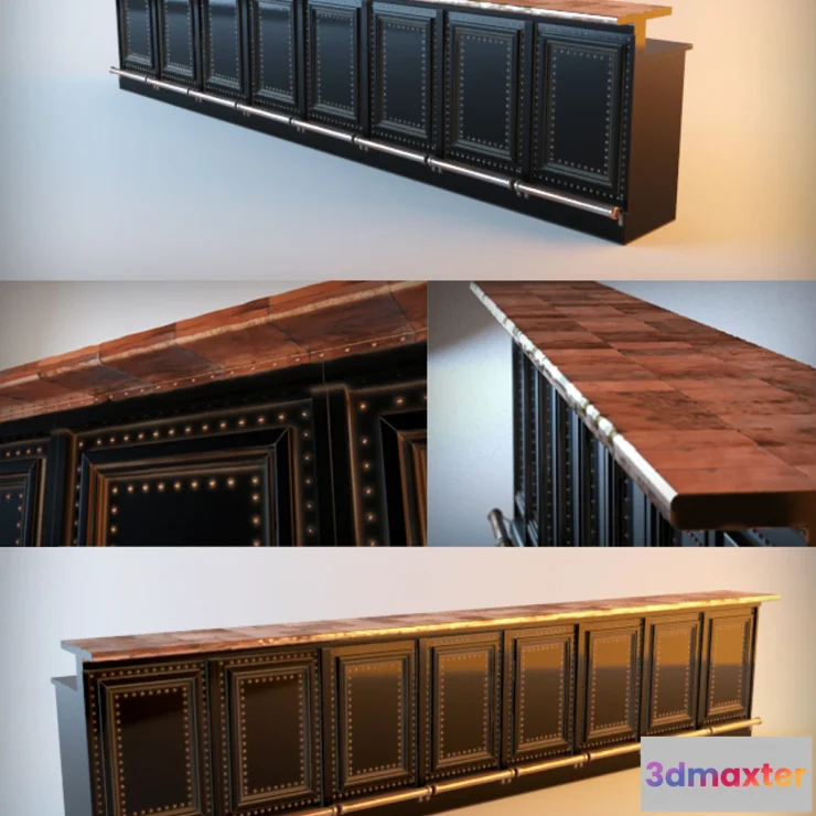 810072 - Bar with a copper finish