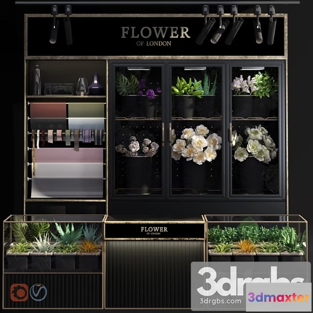 1006230 - Flower Shop Refrigerated Display