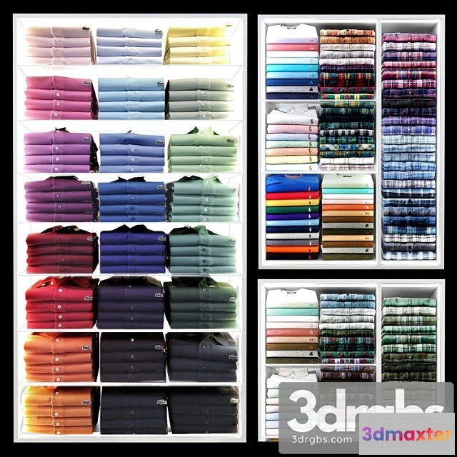 1057874 - Shelves with shirts