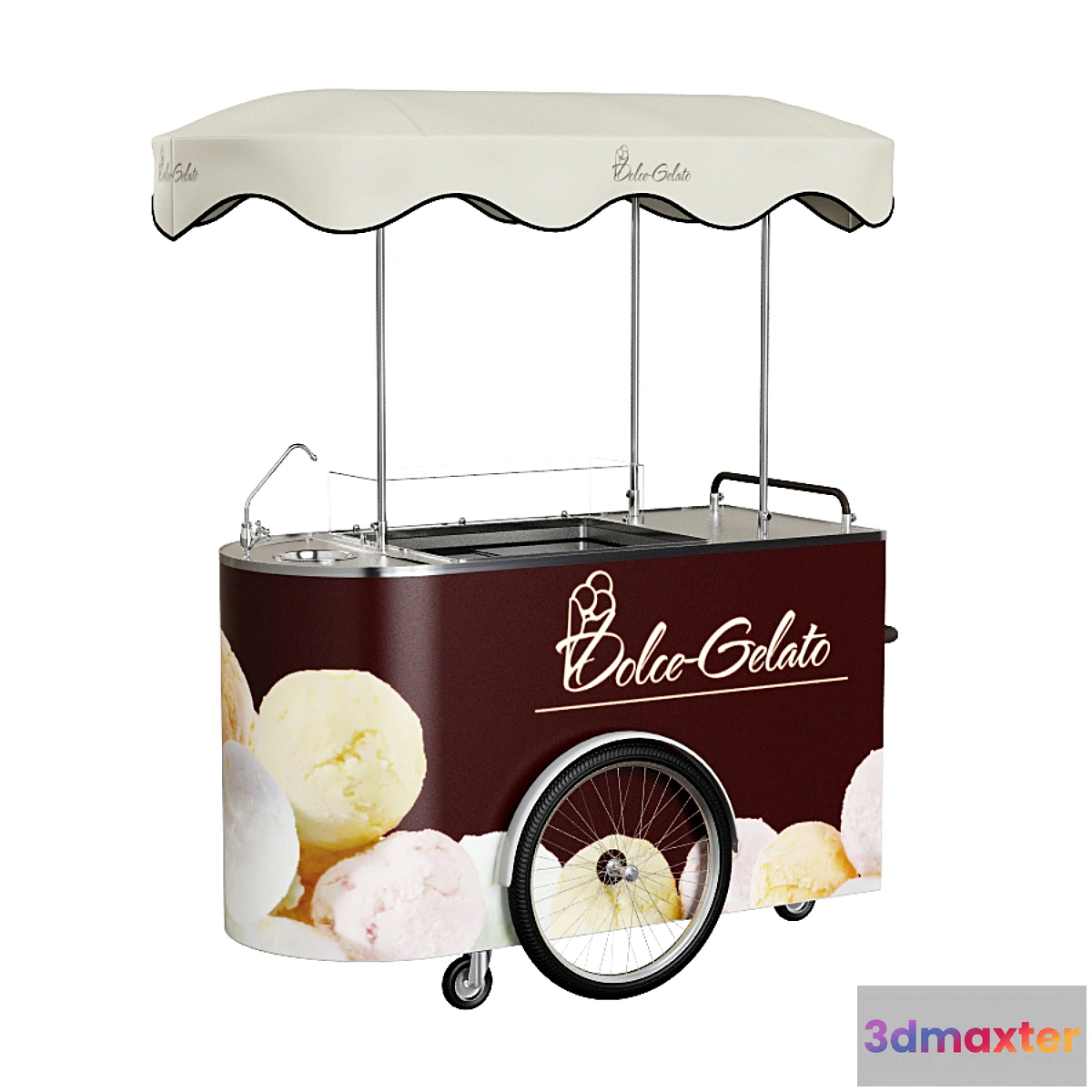 1285672 - Ice Cream Trolley “Dolce Gelato” 3D Max