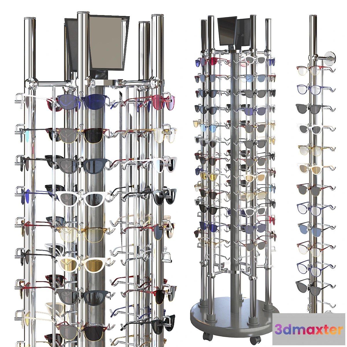 1299586 - Stand with glasses - No.2 3D Max