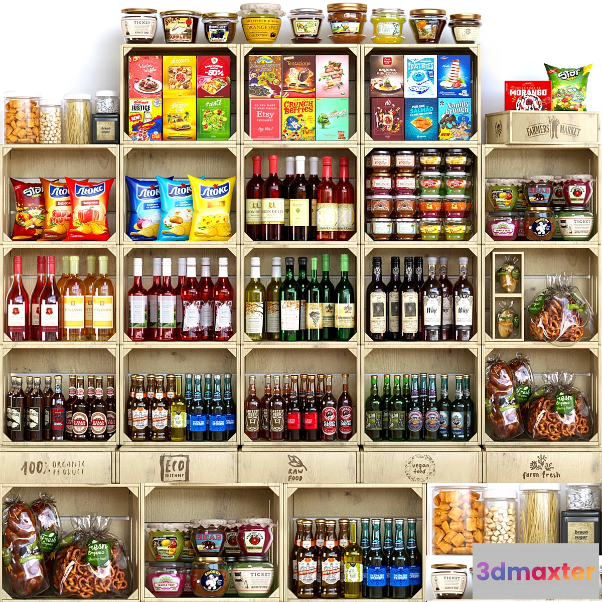 1304607 - StoreShelf-32 3D Max