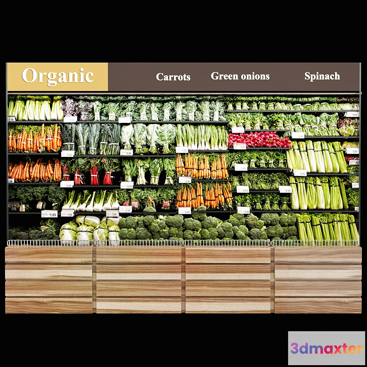 1314104 - Vegetables fridge 3D Max