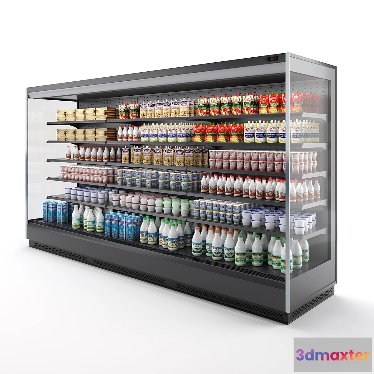 1315945 - Refrigerated display case Brandford Tesey. 3D Max