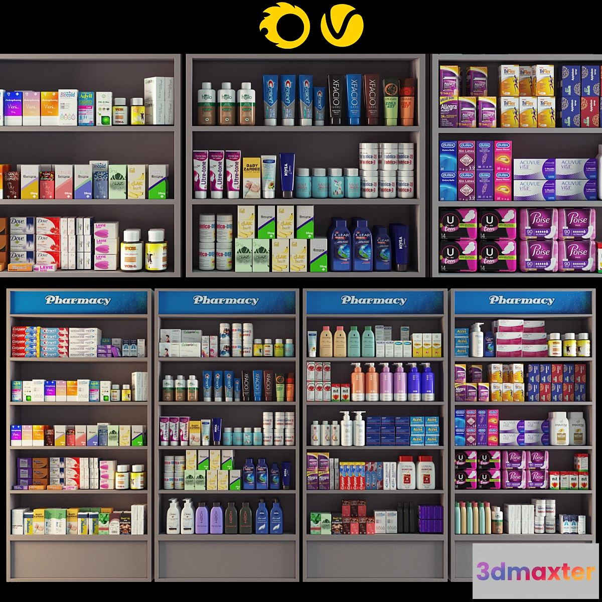 1320393 - pharmacy showcase vol-01 - No.2 3D Max