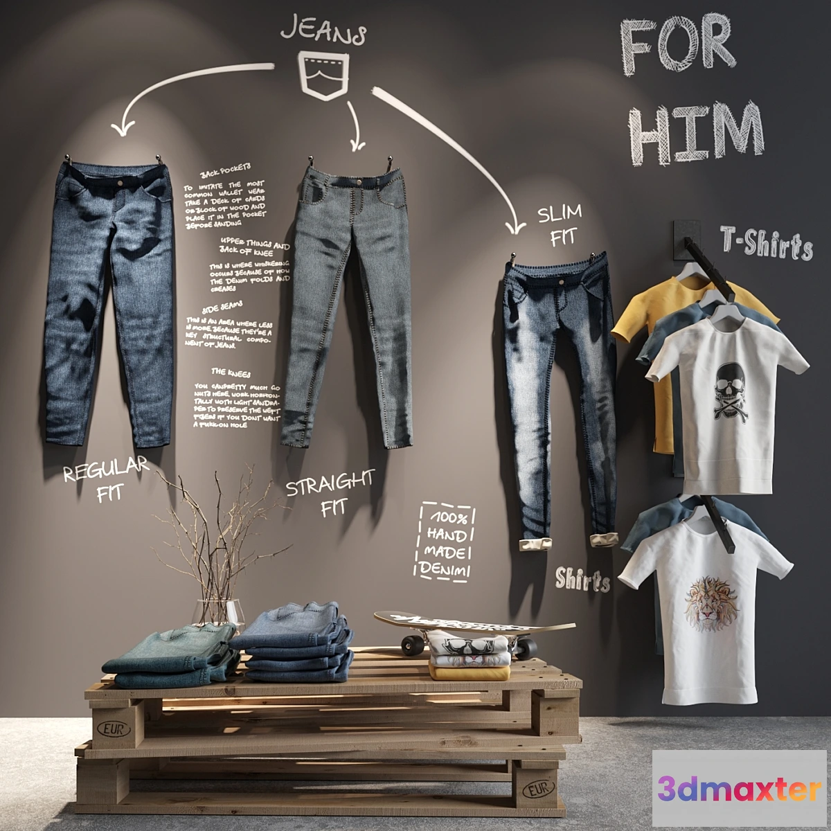 1321977 - Cloth Store Display Col1 - No.2 3D Max